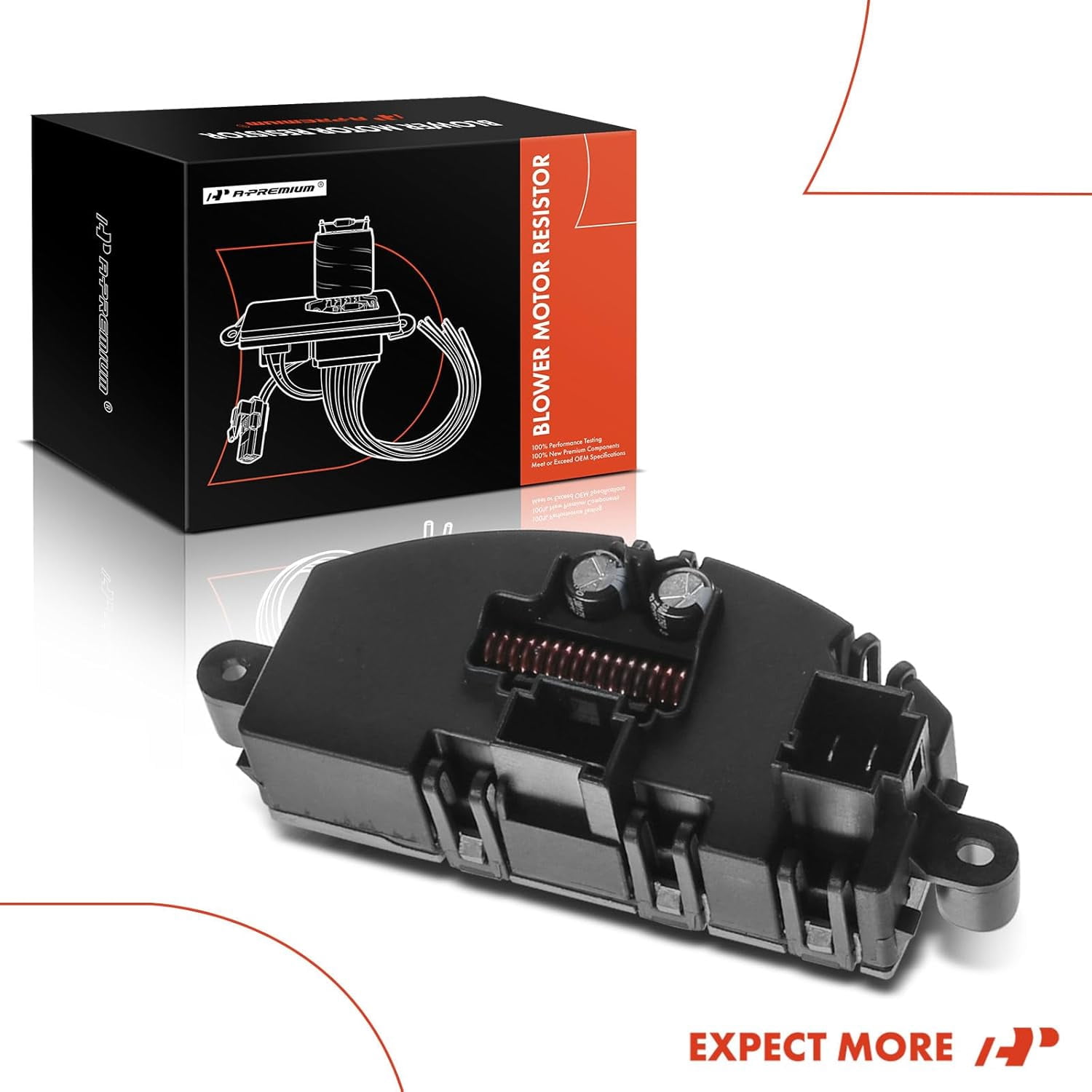 A-Premium HVAC Blower Motor Resistor Compatible with Audi A4 A5 Quattro allroad Q5 RS5 S4 S5 SQ5