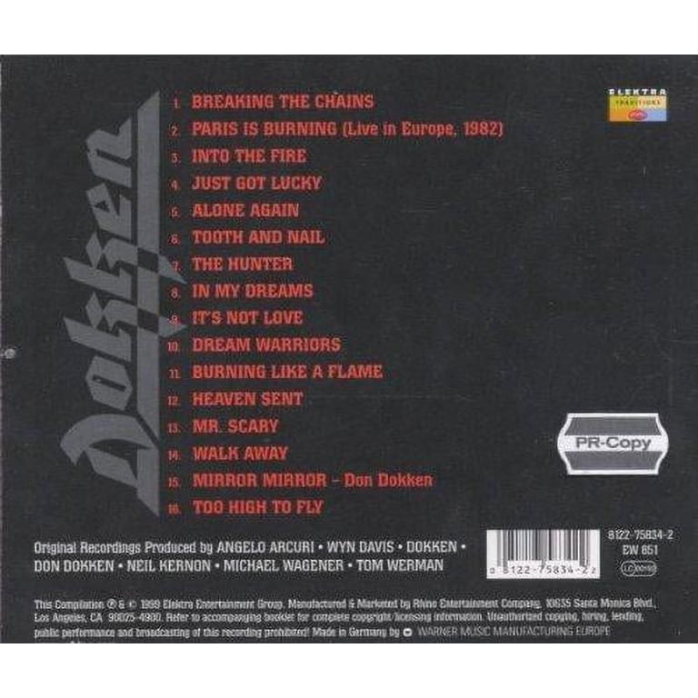 Elektra / WEA, Music & Performance, Very Best of Dokken CD, 16