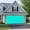 Green, variant on Aqua Grunge Street Style Painting Brush Print Ombre Design Illustration,Garage Door Cover Banner 7 x 16 FT,Garage Door Curtains Backdrop with Grommets for Indoor Outdoor Wall Party Porch Yard Decor