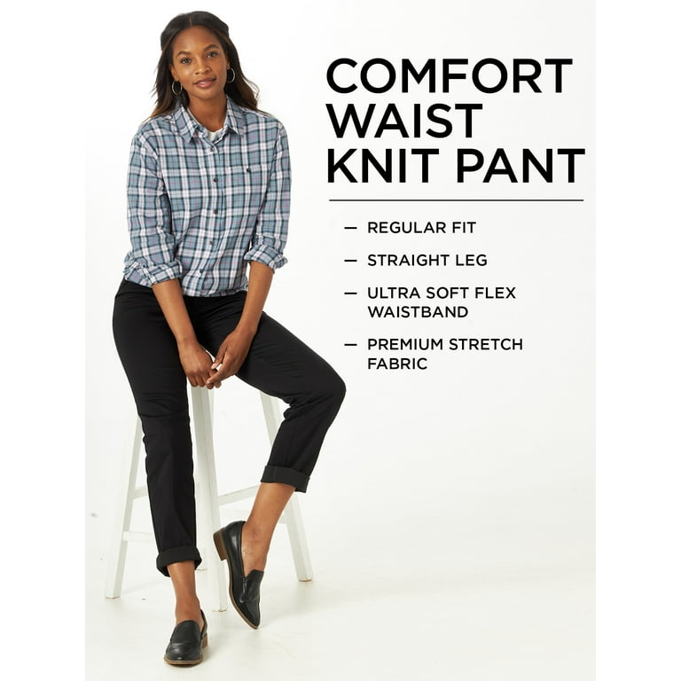 Lee Women's Comfort Knit Straight Leg Pant 