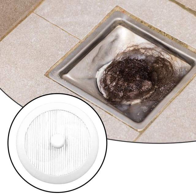 Desagüe de suelo para ducha, colector de pelo, redondo, fácil de instalar, reemplazable, profesional, resistente y práctico. Accesorios de baño.