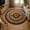 Color 4, variant on SPXUBZ Velvet Round Area Rug Orange Dark Brown Retro Arabic Circular Floor Mat Soft Non-Slip Accent Carpet for Living Room Bedroom Vintage Boho Home Decor Throw Rug
