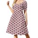 thumbnail image 1 of Este día escribimos a máquina de escribir Vestido de manga corta Vestidos de falda de mujer Vestido de cumpleaños de verano para mujer Vestido de lujo 2025, 1 of 7