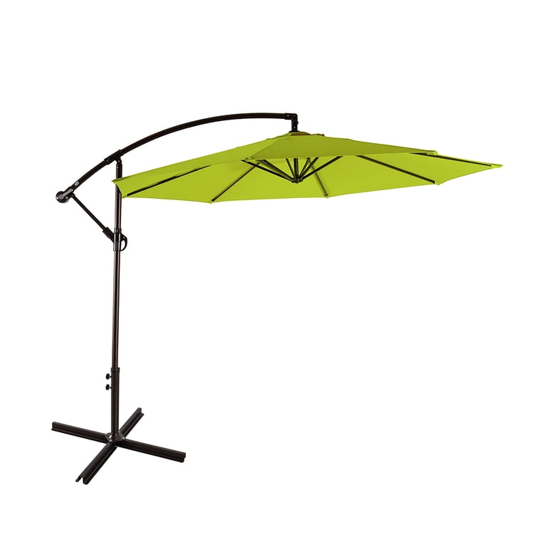fleming supply 10-ft offset patio umbrella Hanging Made with durable steel ribs and sturdy cross brace that can easily be weighted down with any universal umbrella base weights of your choice Fleming Supply : Cantilever Umbrellas