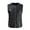 Black, variant on SCSAlgin Men`s Faux Leather Vest Adjustable Motorcycle Biker Sleeveless Jacket Waistcoat