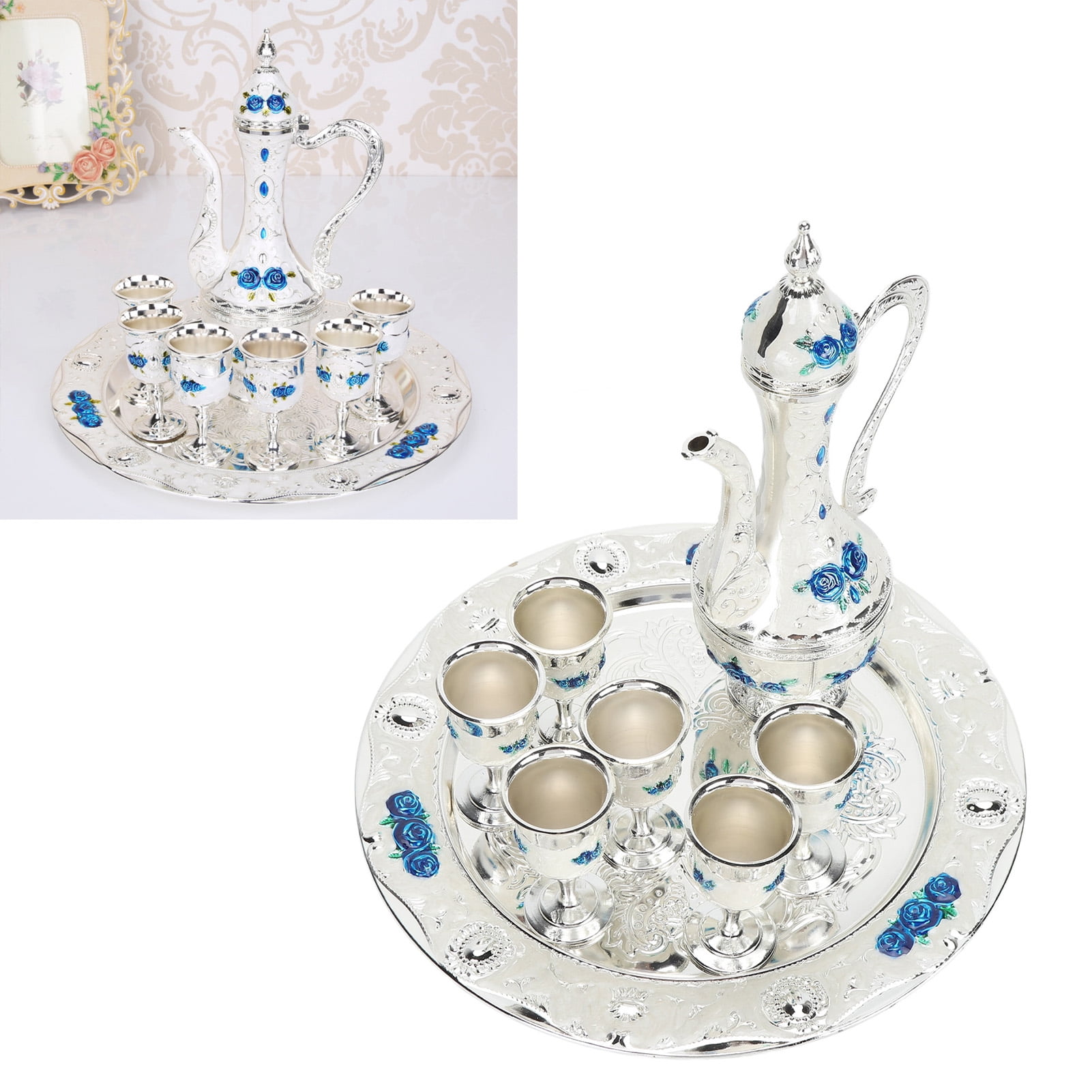 Ensemble De Cafetière Vintage, Ensemble De Thé Rétro Européen