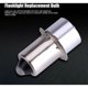 thumbnail image 5 of CHAO Bombilla de linterna LED mejorada, 3W 6-24V P13.5S Bombilla de linterna LED de alto brillo Pieza de repuesto Luz de trabajo de emergencia para linterna Antorcha Luz blanca cálida 2800-3200K, 5 of 5