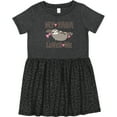 thumbnail image 3 of Inktastic My Yaya Loves Me Sloth Girls Toddler Dress, 3 of 5