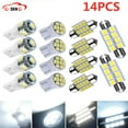 thumbnail image 3 of HMCYCI Toyota Camry White LED Interior Lights Kit fits 2007-2018 Dome, Map 14 Pieces, 3 of 12