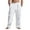 Blue, variant on ADSSDQ Mens Casual Linen Pants Loose Fit Elastic Drawstring Waist Straight-Legs Summer Yoga Beach Long Pants with Pockets White 2XL