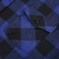 thumbnail image 4 of Camisa Hombre Manga Larga Cuadros Franela Casual Moda, 4 of 8