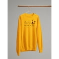 thumbnail image 3 of Be Someone's Sunshine Butterfly Sweatshirt Women -Image by Shutterstock, Female Medium, 3 of 4
