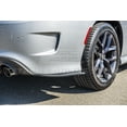 thumbnail image 4 of Replacement For 2015-Present Dodge Charger | Performance Track Style ABS Plastic - Matte Black Rear Bumper Apron Valance Lip Lower Splitter, 4 of 11