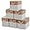 Beige & Brown, variant on Large Cube Storage Baskets Organizer (10.5" x 10.5" x 11") for Clothes Toys Towel Books, Canvas Fabric Sturdy Collapsible Storage Boxes with Cotton Handles for Closet, Shelves (Green/Brown, 6 Pack)