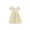 251264#Cream, variant on HILEELANG Teen Girl Dress Short Sleeve Summer Light Green Casual Tie Back Princess Elegant Party Dress 13-14T