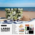 thumbnail image 5 of Xecao Hawaii Palms for versatile beach bag for women includes zipper pockets and waterproof material, ideal for vacations and adventures., 5 of 7