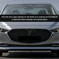 thumbnail image 3 of For Mazda 3 2019-2025 Car Front on Emblem Pre Cut Dark Smoked TPU PPF Protection Film Anti-scratch Exterior Accessories Styling, 3 of 6