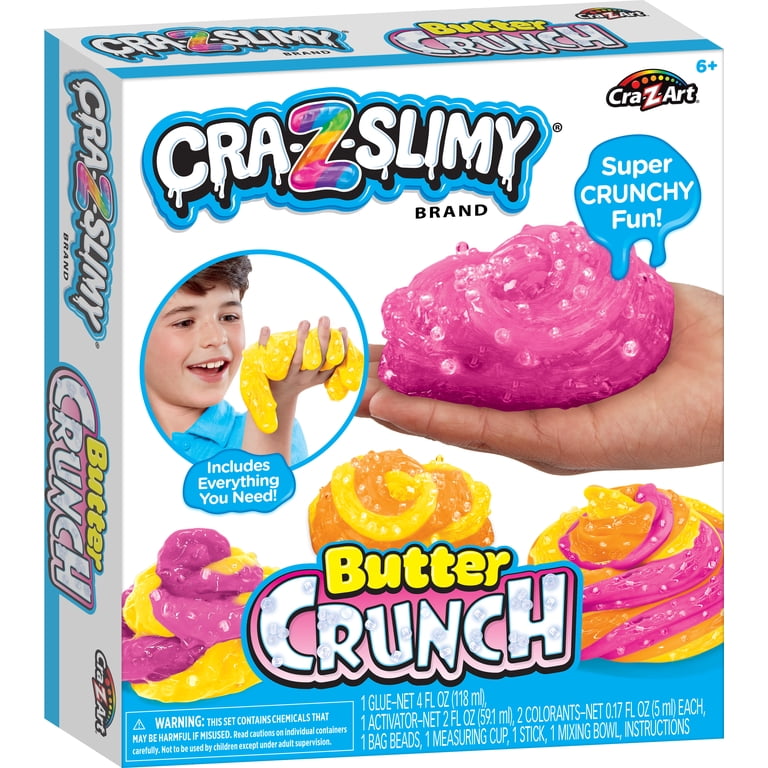 Slim Butter 3個セット Cra-Z-Art Cra-Z-Slimy Butter Crunch Multicolor DIY Slime Kit