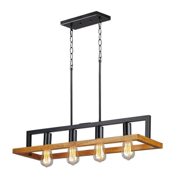 Maxim Lighting - Four Light Chandelier - Black Forest - Four Light Linear