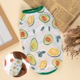 thumbnail image 5 of Breathable Pet T-shirt - Round Collar Pineapple Fruit Dog Vest - Polyester Summer Clothes, 5 of 8