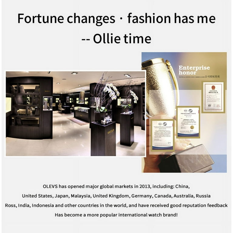 OLEVS Women Watches Business Dress Female Ladies for Small Wrist Watch Gold Silver Tone Stainless Steel Band Analog Quartz Day Date Waterproof Lady