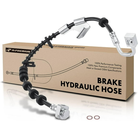 A-Premium Front Passenger Brake Hydraulic Hose Compatible with Select Chrysler Models - Pacifica 2017-2018, 3.6L - Replace# 68223522AB