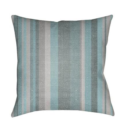 Surya LOTA-STRP1-2626 Lolita 26" Wide Square Striped Polyester Outdoor Accent Pillow Cover