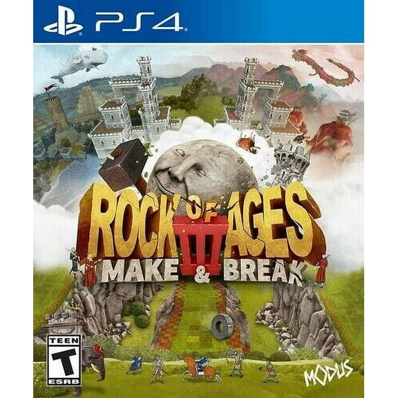 Rock of Ages 3: Make & Break for PlayStation 4 [New Video Game] PS 4