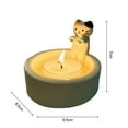thumbnail image 7 of Tnobhg Cartoon Cat Candle Holder Living Room Kitchen Bathroom Resin Warming Paws Kitten Candlestick Desktop Decoration Christmas Birthday Gift, 7 of 7