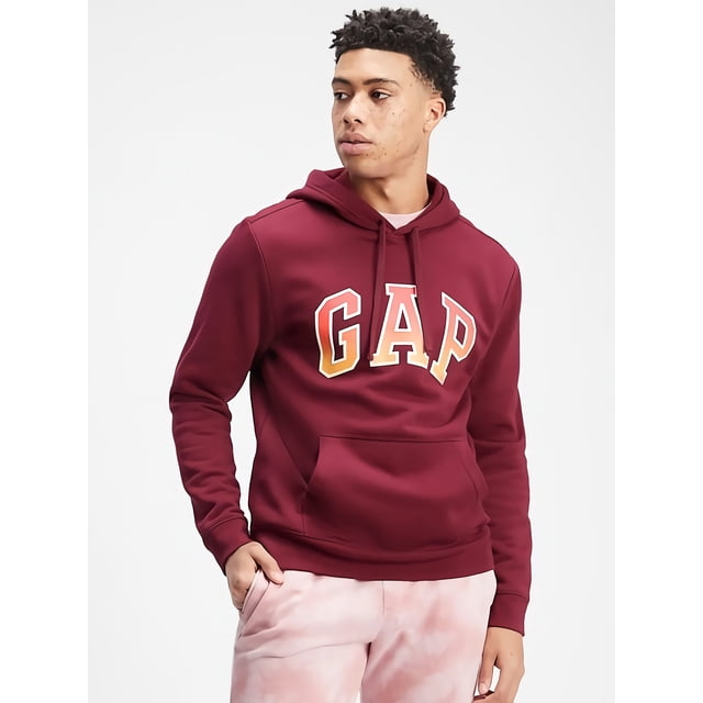 Sudadera GAP Logo Fleece Hoodie Talla XS Tinta