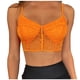 thumbnail image 1 of Mujeres Sexy Color sólido Ahueca hacia fuera Encaje Liso V profundo Sexy Cuello en V Seductor Cubrir Camiseta sin mangas Fridja  qr449, 1 of 9