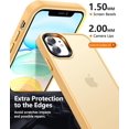 thumbnail image 3 of [5 in 1 for iPhone 11 Case, [Anti-Yellowing] [Military-Grade Protection] [with 2 Screen Protector and 2 Camera Protector] Full-Body Protective Phone Case. (Brass Color)…, 3 of 13