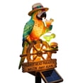 thumbnail image 4 of Tropical Desktop Light Statue, Tropical Island Parrot Tabletop Lamp with Cocktail Decor Accent, Warm Indoor Accent Lighting for Home Bar and Workspace （Captain Parrot）, 4 of 8