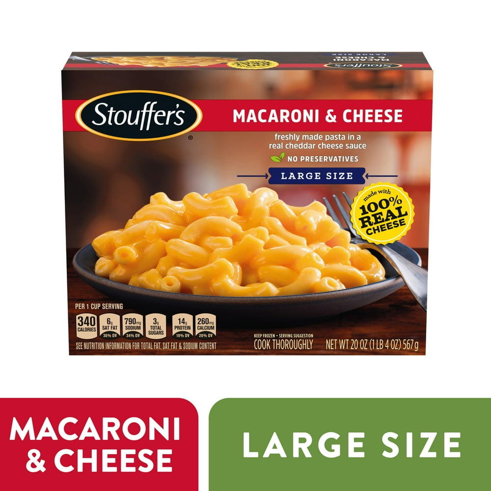 Stouffer's Large Size Macaroni & Cheese Frozen Meal 20 oz. Walmart