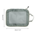 thumbnail image 2 of Unique Bargains 1 Pc Mesh Packing Cube for Luggage 7.87"x4.72"x11.02" Gray, 2 of 6