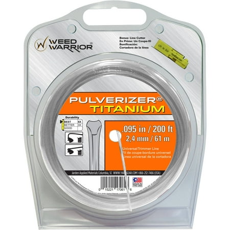 Weed Warrior Replacement Titanium Trimmer Line .95, 200 ft. Large