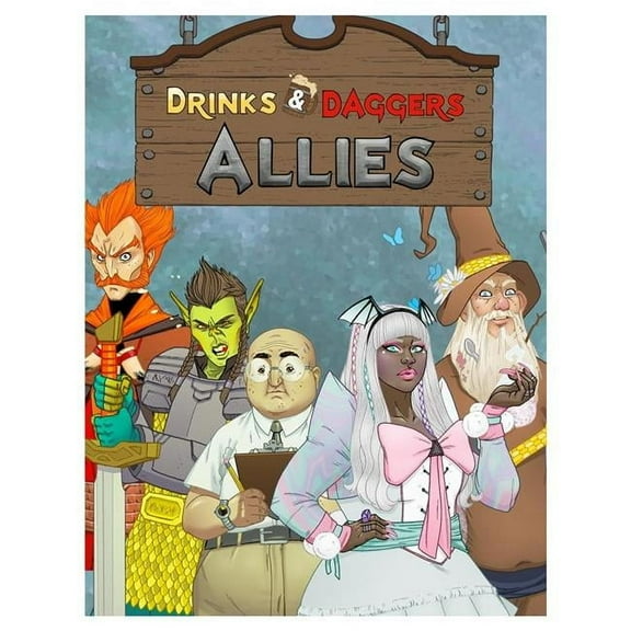 Carmic CMISQ3086530 Drinks & Daggers Allies Board Game