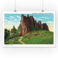 thumbnail image 2 of Boulder, Colorado, View of Red Rocks at Boulder Canon Entrance (12x18 Wall Art Poster, Room Decor), 2 of 3