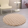 thumbnail image 6 of Qiweii Round Living Room Floor Cushion, Sofa Coffee Table Carpet Pillow, Soft Flannel Floor Seat Cushion, 6 of 6