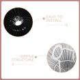 thumbnail image 3 of OULII 1 Piece Living Room Light Shade Black Cloth Umbrella Shape for Pendant Light, 3 of 8