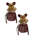 thumbnail image 1 of Oleegame 2PC Christmas Drawstring Bag 3D Design Fabric Gift Bags For Favors And Decorations Super Cute Snowman, 1 of 9