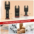 thumbnail image 2 of Hojas de sierra oscilantes AMZWEI bimetálicas, 30 unidades, para madera y metal, 2 of 7