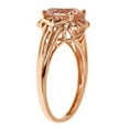 thumbnail image 6 of Gin & Grace 10KT RG Genuine Morganite and Diamond accent Ring., 6 of 6