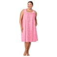 thumbnail image 4 of Aria Women's Sleeveless 100% Cotton Nightgown, Sizes XS-5X, 4 of 7