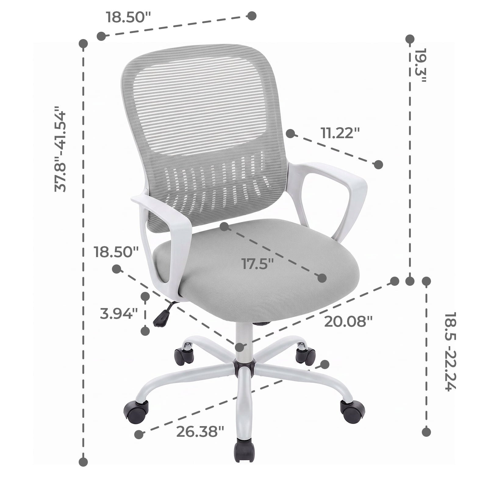 Alvantor 30" Tall Office Chair with Adjustable Footrest, Ergonomic Drafting Chair for Standing Desk, Black/Gray/Pink
