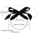 thumbnail image 4 of Collar con nudo de cinta negra de perlas de imitación, cadena de clavícula, collar de perlas de moda europea y americana,, 4 of 5