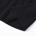 thumbnail image 4 of KPOPLK Fall Unisex Sweater Vest Boy and Girl Cable Knit Cotton Vest Kids Uniform Vest for Little Big Childrens Teenage Size 7-8 Years,Black, 4 of 7