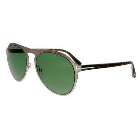 - Tom Ford FT0525 14N Bradburry Silver Aviator Sunglasses
