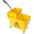 thumbnail image 1 of Johnny Vac Yellow 5 Gallon Plastic Bucket and Wringer Combo, 1 of 1