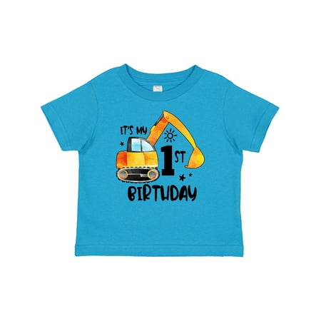 

Inktastic Construction Truck It s My 1st Birthday Gift Baby Boy or Baby Girl T-Shirt